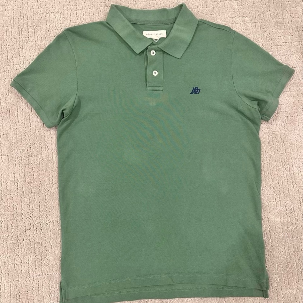 Aeropostale A87 Green Polo Shirt